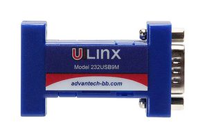 ADVANTECH BB-232USB9M MINIATURE CONVERTER, USB TO RS-232, 5VDC