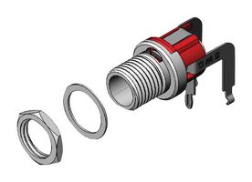SWITCHCRAFT/CONXALL L721RA DC POWER JACK, 5A, 30VDC, 2.1MM, THT