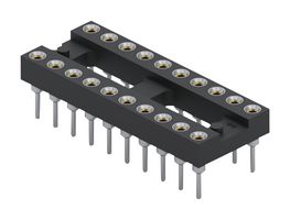 MILL-MAX 110-47-320-41-001000 DIP SOCKET, 20POS, 2.54MM, THROUGH HOLE