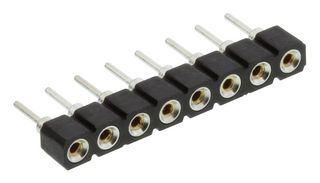 MILL-MAX 310-47-108-41-001000 SIP SOCKET, 8POS, 2.54MM, THROUGH HOLE