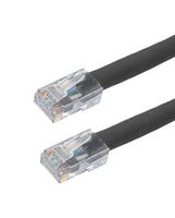 L-COM TRD524HF-BLK-15F ENET CORD, CAT5E, RJ45 PLUG-PLUG, 15