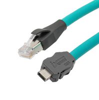 L-COM TRGIX604IN-TEL-30CM ENET CORD, IX B PLUG-RJ45 PLUG, 11.8"