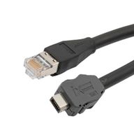 L-COM TRGIX604LZ-BLK-3M ENET CORD, IX B PLUG-RJ45 PLUG, 9.8