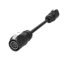 AMPHENOL COMMUNICATIONS SOLUTIONS MRDBN08CBPA00 CABLE ASSY, 8P CIR RCPT-RCPT, 3.3FT