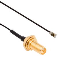 AMPHENOL RF 095-902-598-100 CBL ASSY, SMA JACK-R/A MHF4L PL, 3.937"