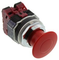 IDEC AYD302NUR E-STOP PB SW, DPST-NC, 10A, 110V, SCREW
