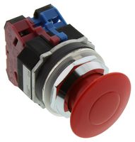 IDEC AYD311NUR E-STOP PB SW, SPST-NC/NO, 10A, 110VAC