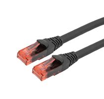 L-COM TRD624AUF-BLK-15F ENET CORD, CAT6A, RJ45 PLUG-PLUG, 15
