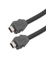 L-COM TRGIX601LZ-BLK-2M ENET CORD, CAT6A, IX A PLUG-PLUG, 6.6