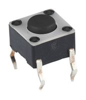 TE CONNECTIVITY - ALCOSWITCH 1825910-6 TACT SWITCH, SPST, 0.05A, 24VDC, SOLDER