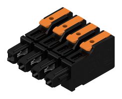 WEIDMULLER 8000078330 TERMINAL BLOCK, PLUGGABLE, 4POS, 12AWG
