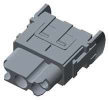 TE CONNECTIVITY T2111032201-007. HEAVY DUTY INSERT, RCPT, 3POS, 10AWG