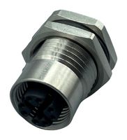 NORCOMP 859-X08-20SR004. SENSOR CONN, M12, 8POS, RCPT, PANEL