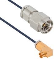 AMPHENOL SV MICROWAVE 7032-9436 CBLE ASSY, SMPM R/A JACK-2.92MM PLUG, 6"