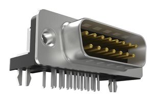 AMPHENOL COMMUNICATIONS SOLUTIONS FCE17A15PA4J0 FILTERED D-SUB CONN, R/A PLUG, 15POS, DA