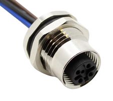 MUELLER ELECTRIC AI-T00203 CORDSET, PG9 PANEL-MT M12 FM TO CUT-END, 4 COND., 2M 62AK6837