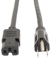 EATON TRIPP LITE P019-008 POWER CORD, NEMA 5-15P/IEC C15, 8FT, 15A