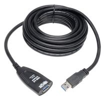 EATON TRIPP LITE U330-05M USB CABLE, 3.0 TYPE A PLUG-RCPT, 16FT