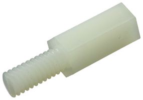 KEYSTONE 4830 SPACER/STANDOFF HEX NYLON 6.4MM X 12.7MM