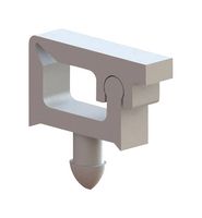 ESSENTRA COMPONENTS MWSLT-1-19 CABLE CLAMP, NYLON, NATURAL, 8.7MM