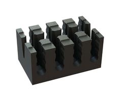 ESSENTRA COMPONENTS OFSMB-4-05GFBK SLOTTED BRACKET, BLACK, NYLON, 5MM