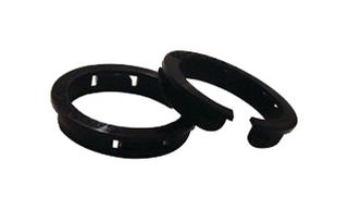 ESSENTRA COMPONENTS PGSA-0407A. GROMMET, NYLON 6.6, 7MM, BLACK