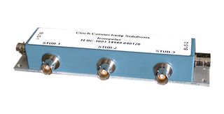 TROMPETER - CINCH CONNECTIVITY TEBC-1003 BUS COUPLER, 3 STUB, ALUMINUM ALLOY