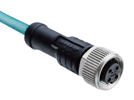 AMPHENOL LTW MSBS-02BFFM-SL8M01 SENSOR CORD, 2P M12 RCPT-FREE END, 3.3