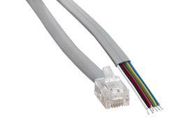 AMPHENOL CABLES ON DEMAND MP-5FRJ12UNNS-001. ENET CABLE, RJ12 PLUG-PLUG, 1FT