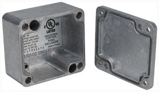 BUD INDUSTRIES AN-1301-A ENCLOSURE, WALL, ALUMINIUM, NATURAL