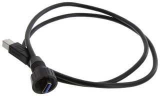 L-COM U3A00006-1M USB CABLE, 3.0 A PLUG-B PLUG, 3.3FT