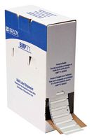 BRADY BM-125-175-342 LABEL, HEAT SHRINK, 3.175MMX44.45MM, WHT