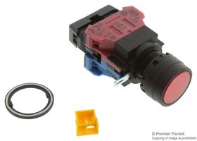 IDEC HW1L-M1F11QD-R-24V SWITCH, INDUSTRIAL PUSHBUTTON, 22MM