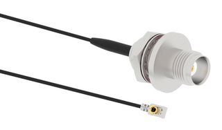 AMPHENOL RF 095-850-311-200 CABLE ASSY, TNC JACK-MHF1 R/A PLUG, 7.8"