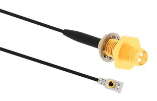 AMPHENOL RF 095-902-586-150 CABLE ASSY, MHF1 R/A PLUG-SMA RP JACK