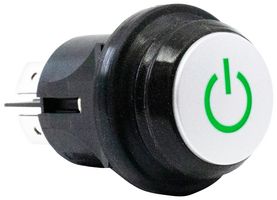 E-SWITCH PB66EE2CR6P31 PUSHBUTTON SW, DPDT, 16A, 127VAC