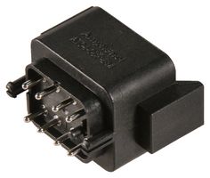 AMPHENOL SINE/TUCHEL AT04-08PB-BM03 RECTANGULAR CONN, RCPT, 8POS, PCB, BLACK