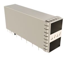 AMPHENOL COMMUNICATIONS SOLUTIONS UE864G162040361. I/O CON, SFP CAGE, 40P, 2PORT, PRESS-FIT
