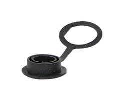 SWITCHCRAFT/CONXALL EN3CAPC PROTECTION CAP, TPE, BLK, CIRCULAR CONN