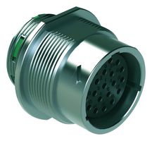 AMPHENOL SINE/TUCHEL AHDM04-18-21SN CIRCULAR CONNECTOR, RCPT, 21POS, PANEL