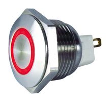 MULTICOMP PRO MC010895 VR SW, ILLUM, SPST-NO, RED, 0.1A, 48V