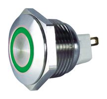 MULTICOMP PRO MC010894 VR SW, ILLUM, SPST-NO, GRN, 0.1A, 48V