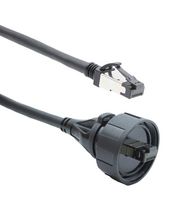 BULGIN LIMITED PX0857/3M00. ENET CORD, CAT8, RJ PLUG-RJ45 PLUG/9.8FT