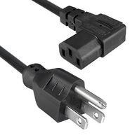 QUALTEK ELECTRONICS 313003-01 POWER CORD, NEMA 5-15P/IEC C13, 2M, 10A