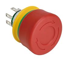 IDEC XA1E-BV3SG12TR. E-STOP SW, SPST-NO, DPST-NC, 3A, 125VAC