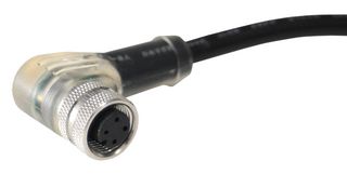 BULGIN LIMITED PXPPNP12RAF04ACL030PVC. SENSOR CORD, 4P M12 RCPT-FREE END, 9.8FT