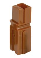 ANDERSON POWER PRODUCTS 1327G21-BK PLUG/RCPT HOUSING, 1POS, PC, BROWN