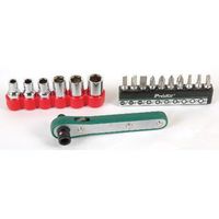 PROSKIT INDUSTRIES 22-3990 17 Piece Offest Ratchet Screwdriver and