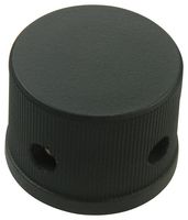 EHC (ELECTRONIC HARDWARE) 3010-2-B ROUND KNURLED KNOB, 6.35MM