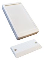 BOX ENCLOSURES MBS107 SMALL LCD MOBILE ENCLOSURE, ABS, WHITE